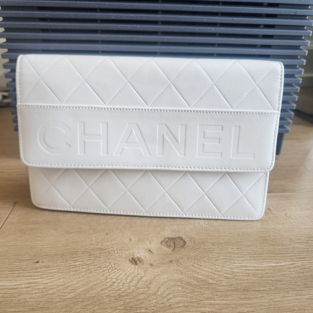 Chanel White Crossbody Bag